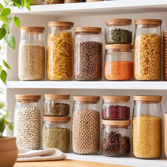 Clear Pantry Jar Collection